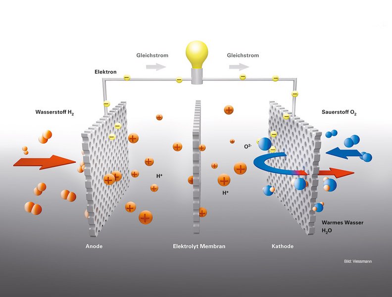 Brennstoffzelle Funktionsweise